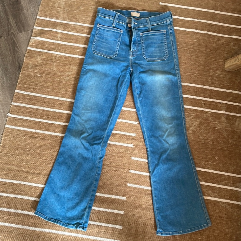 Mother denim flare jeans, worn once, like new